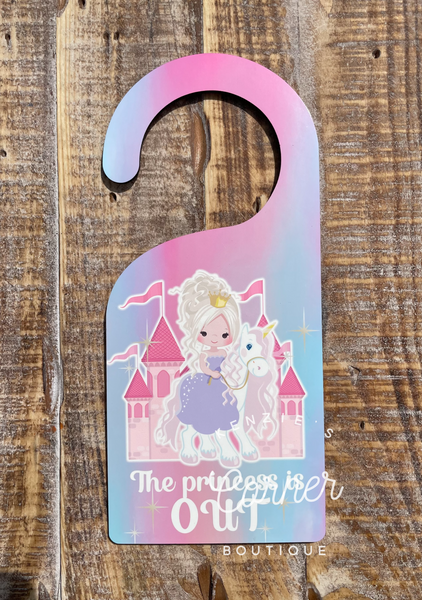 Blank MDF double sided door KNOB hanger (lot of 3)