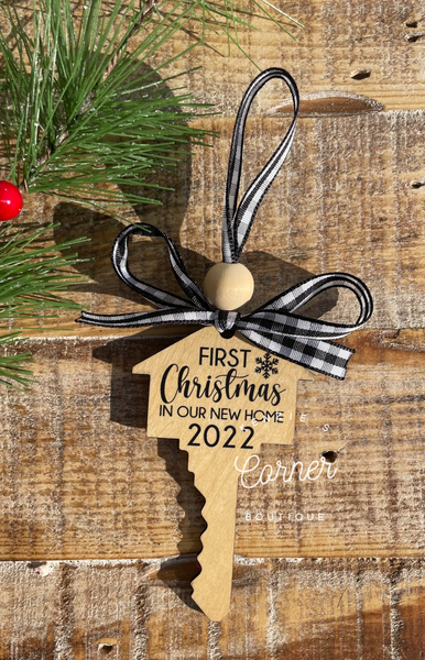 Custom Key wood sublimation ornament