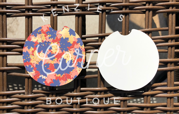 Blank sublimation MDF CAR coasters (2)