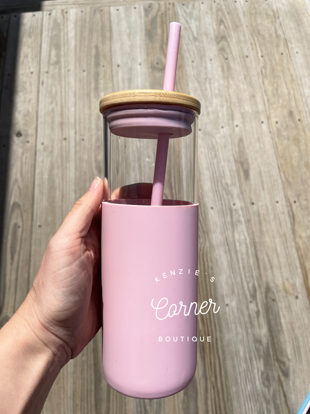 Not for sublimation Blank 22 oz glass water bottles with silicon sleeve