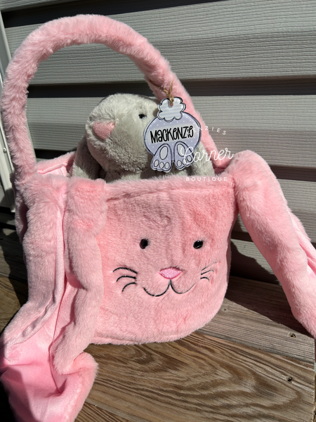 Blank Acrylic bunny tail tag