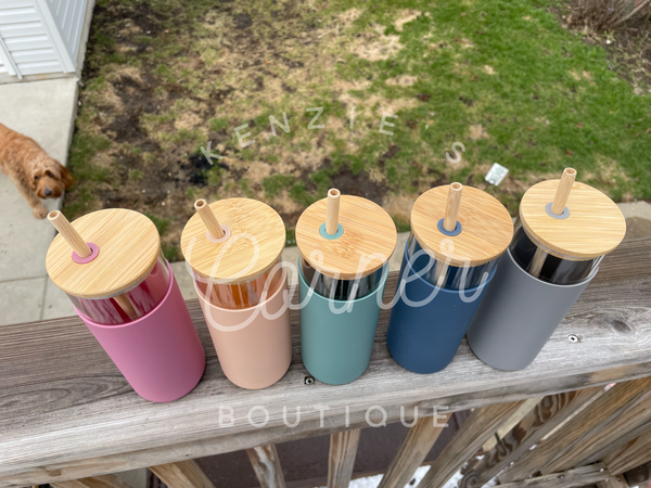 Not for sublimation Blank 17 oz glass water bottles with silicon sleeve