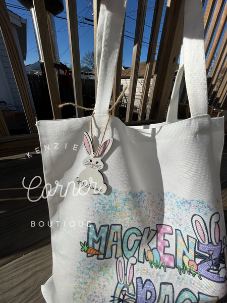 Blank sublimation MDF Easter basket tags