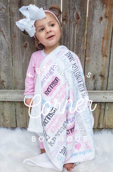 Custom made baby Blanket