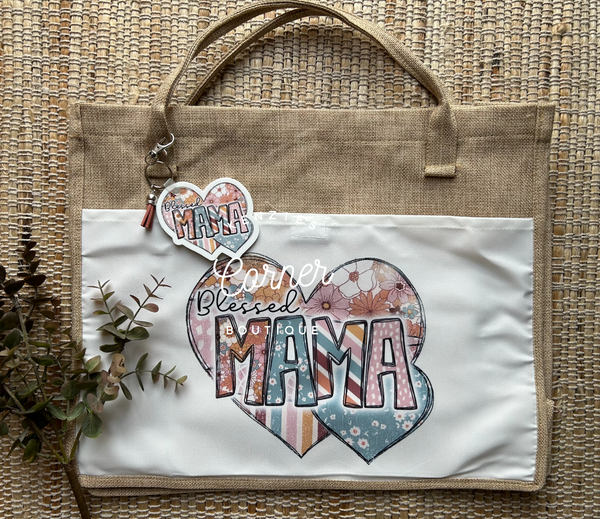 Blank Acrylic heart keychain