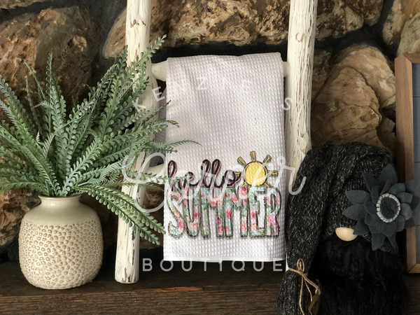 Blank sublimation waffle weave tea/kitchen/hand towel