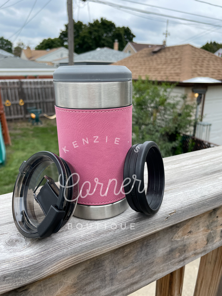 Blank 4-in-1 laserable leatherette can cooler