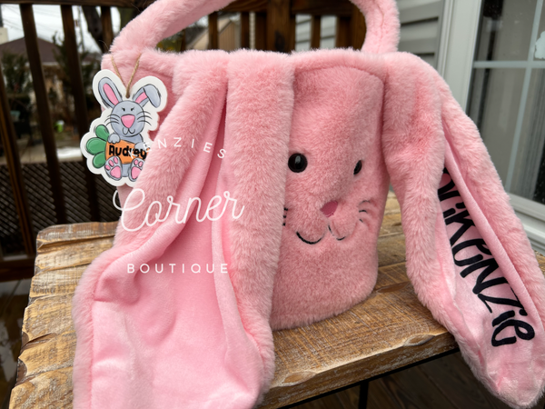 Blank Acrylic bunny Easter tag