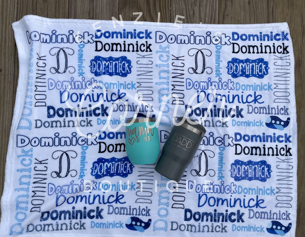 Custom made baby Blanket