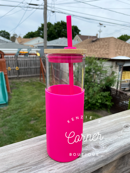 Not for sublimation Blank 22 oz glass water bottles with silicon sleeve