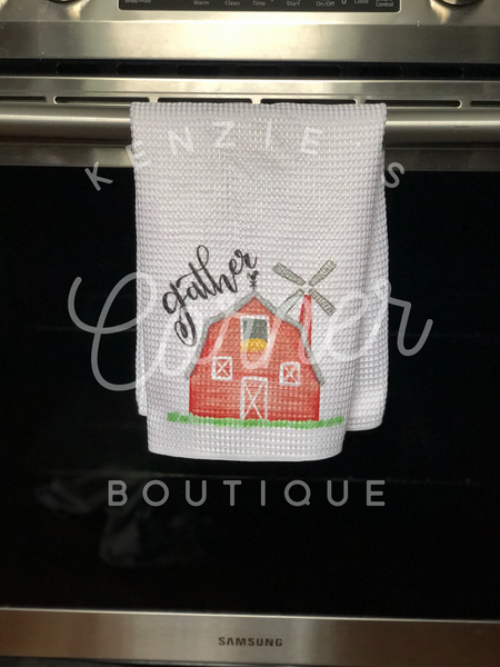 Blank sublimation waffle weave tea/kitchen/hand towel