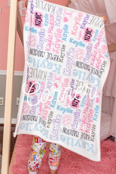 Custom made baby Blanket