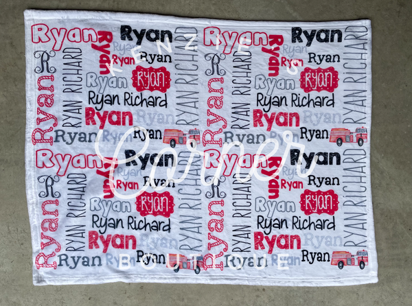 Custom made baby Blanket