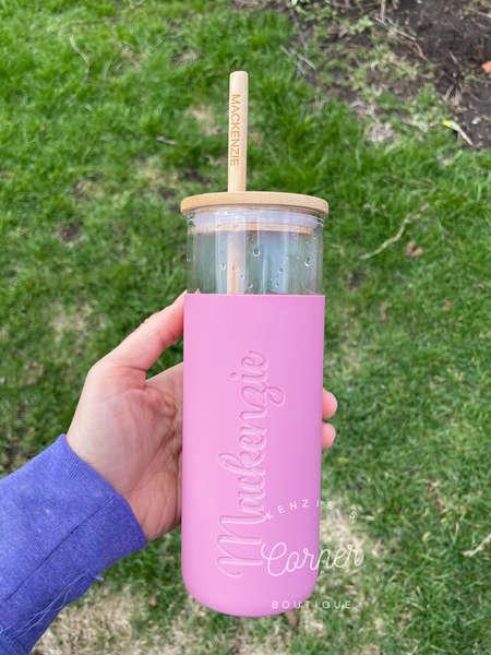 Not for sublimation Blank 17 oz glass water bottles with silicon sleeve