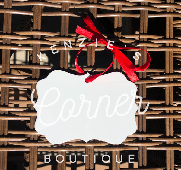 Blank sublimation ornaments or Easter tags