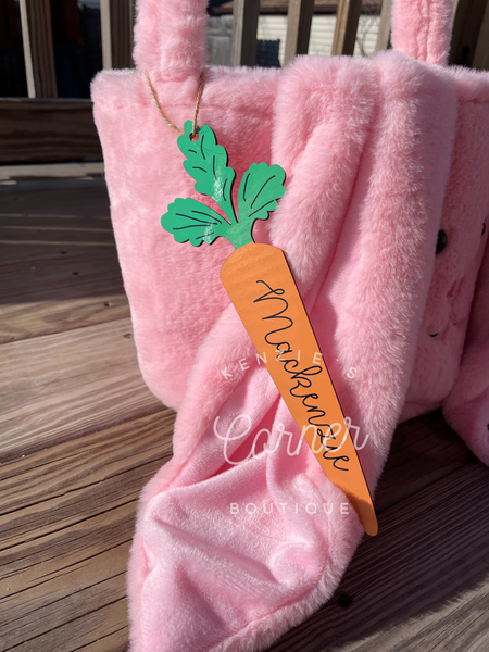 Blank sublimation MDF Easter basket tags