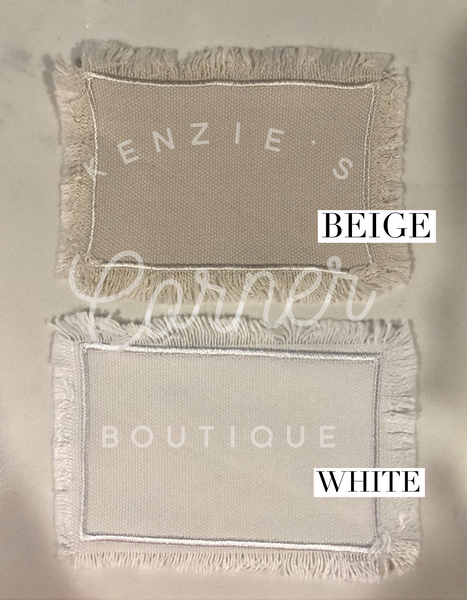 Blank patches for sublimation