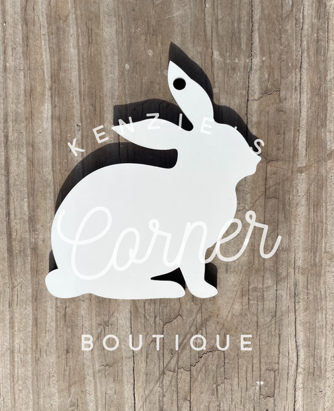 Blank sublimation MDF Easter basket tags