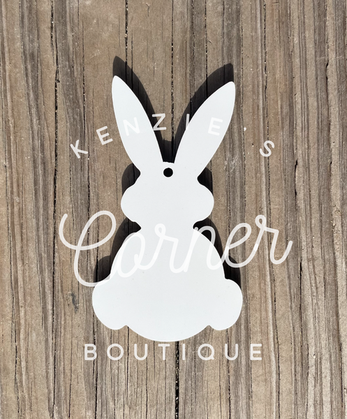 Blank sublimation MDF Easter basket tags