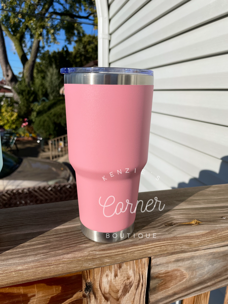 Blank powder coated 30 oz tumbler
