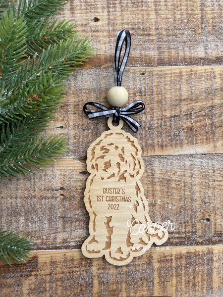 Personalized Dog ornament