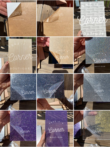 Laser cutting sheets- mix and match