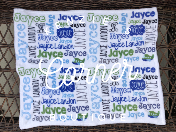 Custom made baby Blanket